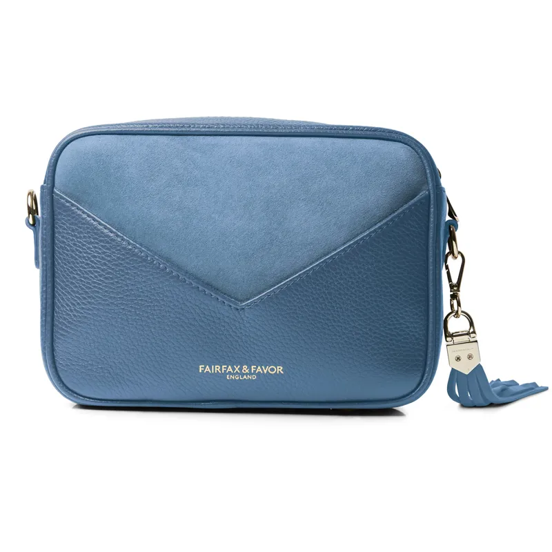 Fairfax and Favor Finsbury Cross Body Bag Cornflower Blue -1